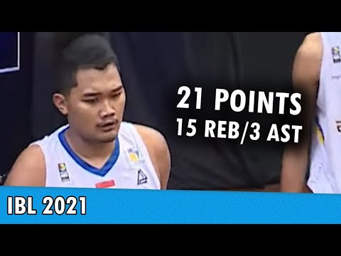 Bryan Elang CAREER HIGH 21Pts/15Reb/3Ast vs. Pelita Jaya | April 5, 2021