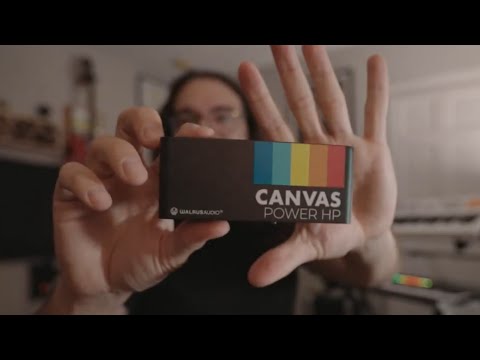 Walrus Audio Canvas HP under pedaltrain nano