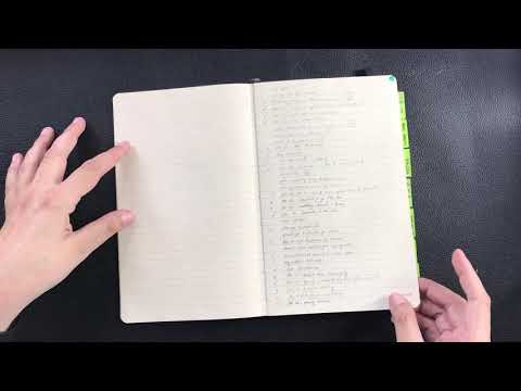 Flipping through my very first Anti-Planner notebook on its anniversary