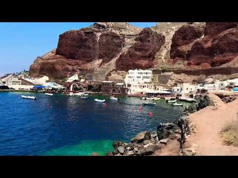 Lagoon Dip at Amoudi Bay, Santorini #travelwithvidushi