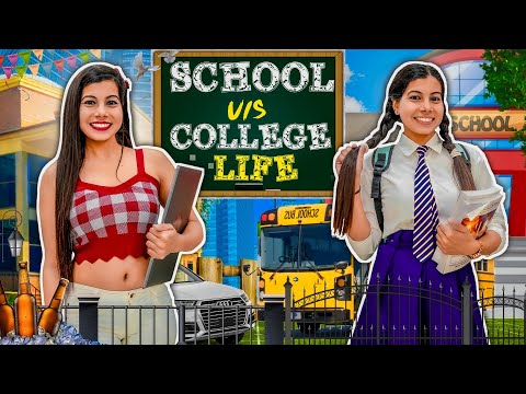 School Vs College Life | Sanjhalika Vlog