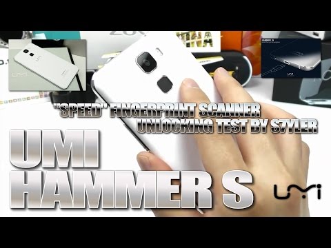UMI Hammer S (Speed Fingerprint Scanner Test) Video by s7yler