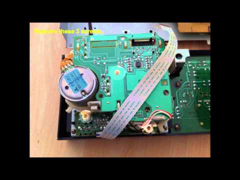 How to replace belts in a Sony TC-WR635S cassette deck