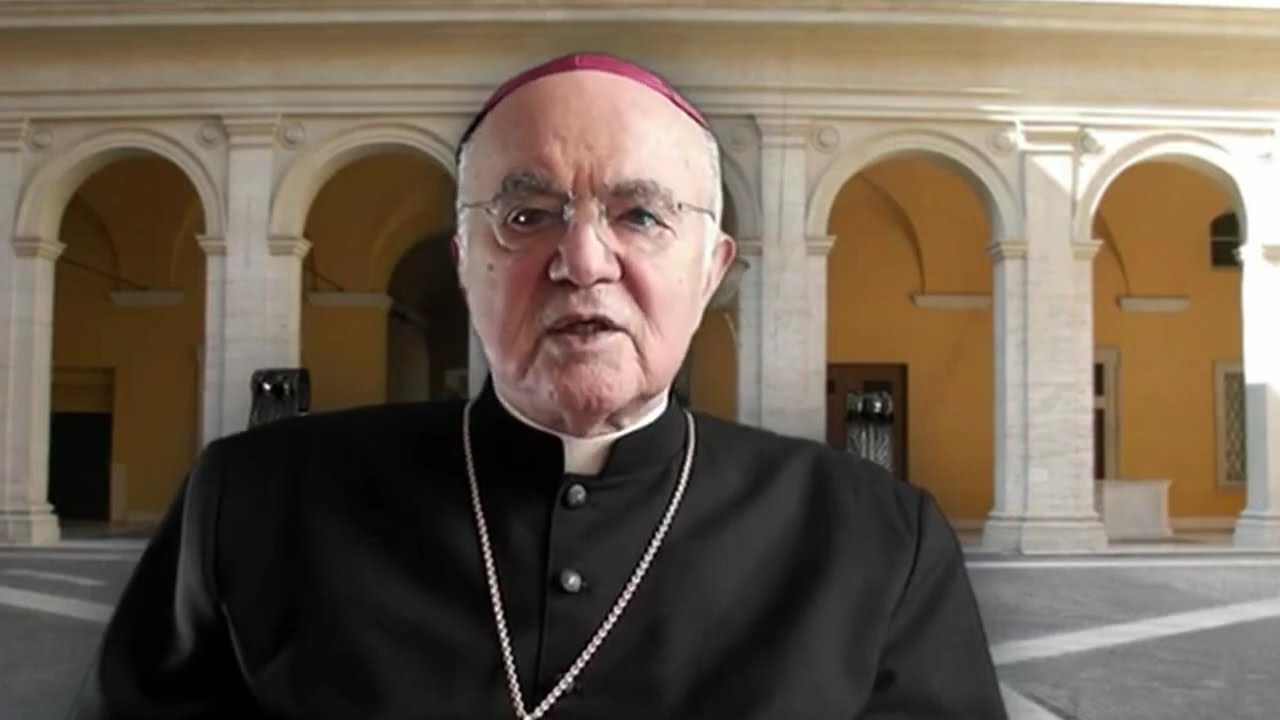 English: FULL SPEECH of Archbishop VIGANÒ accusing the POPE. Exclusive! fast speaking version