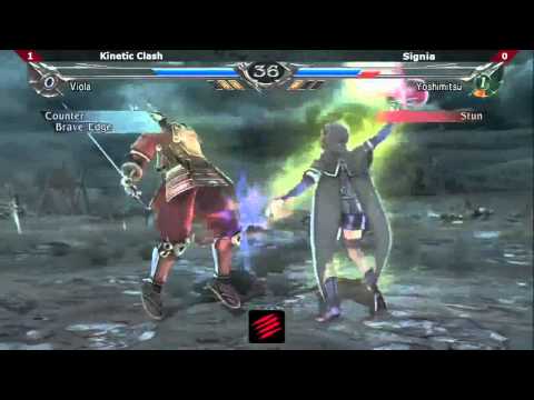 Evo 2013 Soul Cailbur V Grand Finals: Signia (Yoshimitsu) vs Kinetic Clash (Viola)