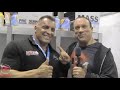 Milos Sarcev Talks To Dave In Germany (2013 At FIBO)