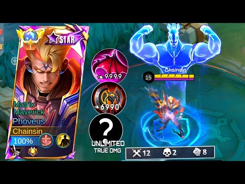 PHOVEUS FULL UNLIMITED TRUE DAMAGE BUILD 2025!!💀(recommended build)-mobile legends 