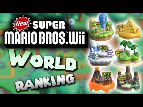 New Super Mario Bros. Wii Worlds Ranked