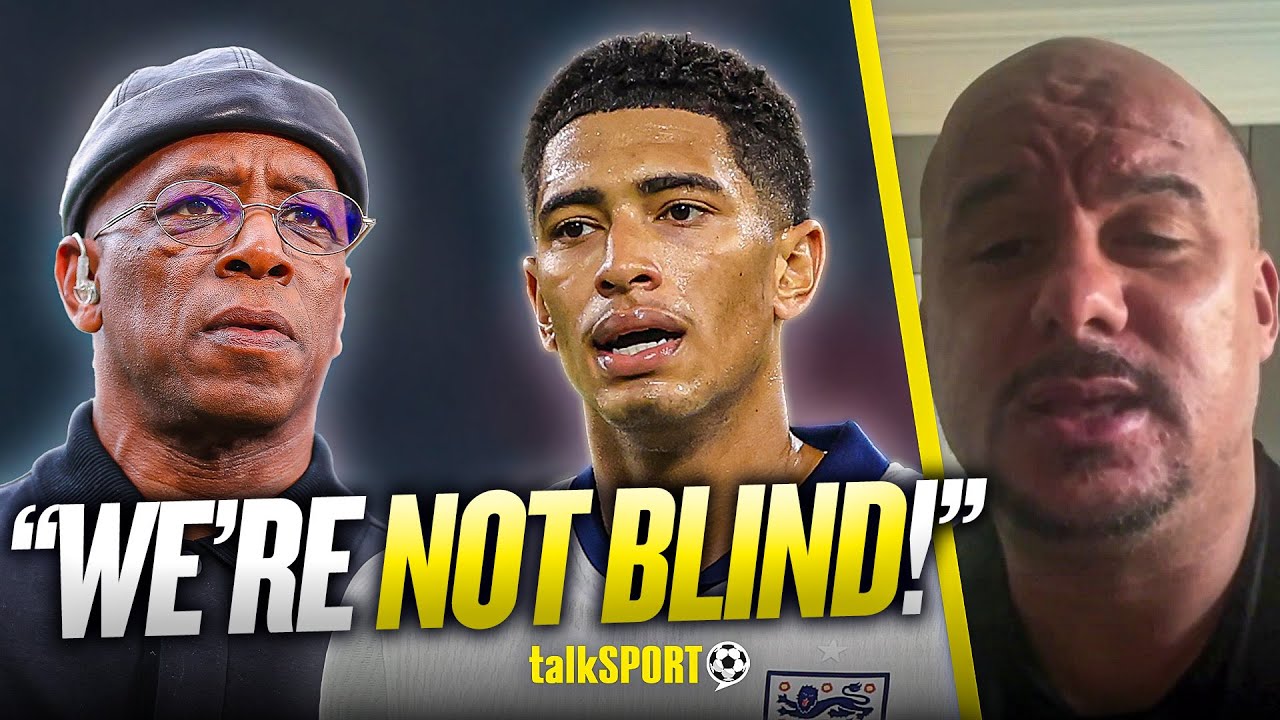 "LET THE LAD PLAY!" Gabby Agonlahor AGREES with Ian Wright's comments on Bellingham's  Treatment!