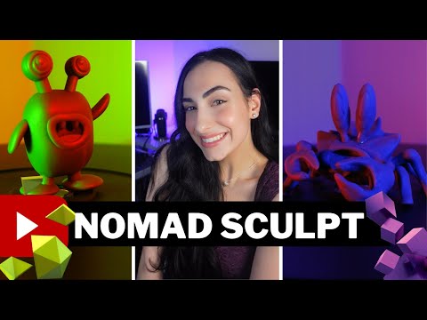 3D Sculpting for the First Time on Nomad Sculpt 2022 | 3D printing.