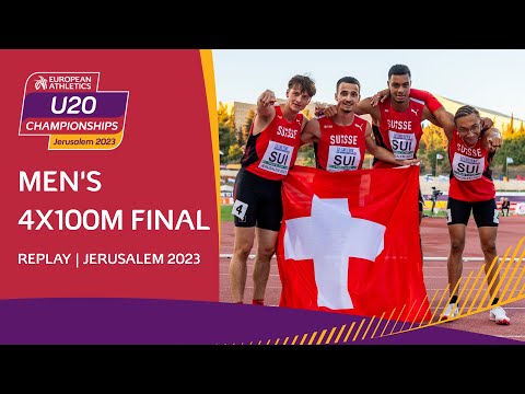 Historic gold for Switzerland! 🇨🇭 Men's 4x100m relay final | Jerusalem 2023