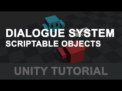 Simple Dialogue System With Scriptable Objects