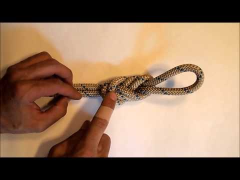 How to tie a figure eight knot on a bight