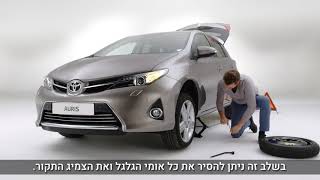 כיצד להחליף גלגל בטויוטה שלך?