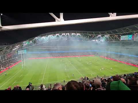 Ireland v South Africa | Rugby Aviva Stadium Dublin | Crowd Singing Zombie