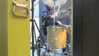 Dave Brophy, drums in the studio..m4v