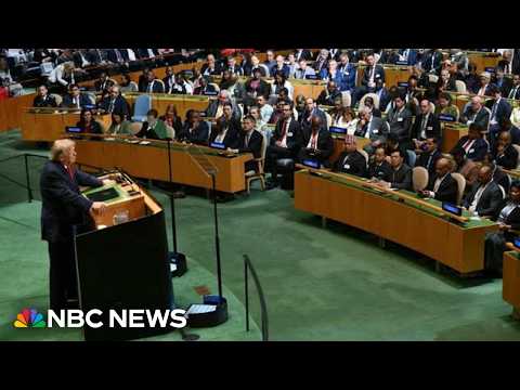Full speech: Trump addresses U.N. on Iran war, Venezuela oil and artificial intelligence