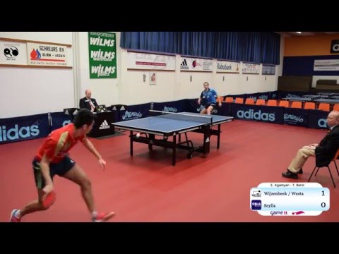 Tafeltennis Eredivisie Westa - Scylla