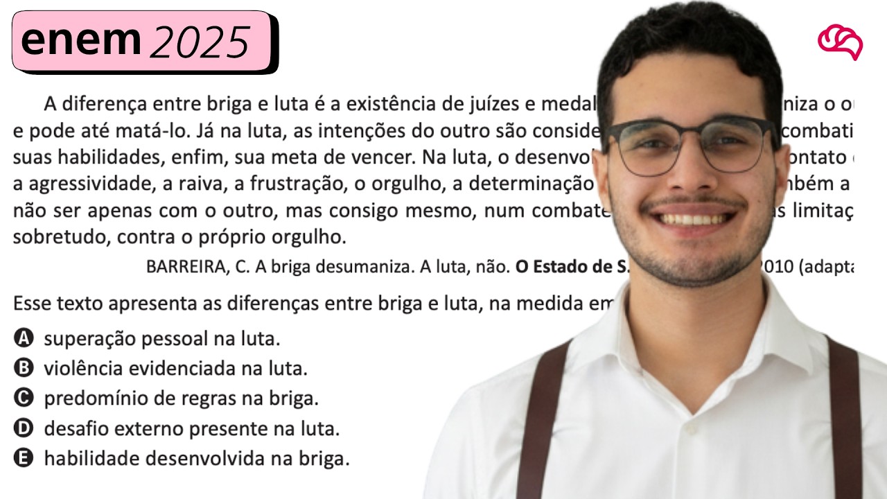Resolução em Vídeo — Questão 27 ENEM 2025
