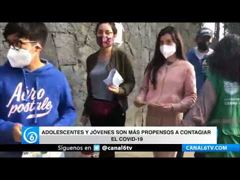 Adolescentes y jóvenes son más propensos a contagiar de Covid-19