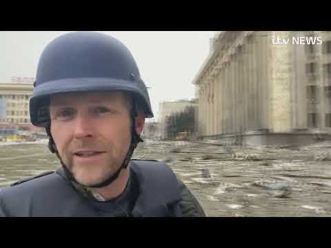 Ukraine invasion: ITV News witnesses devastation of Russian missile strike on Kharkiv | ITV News
