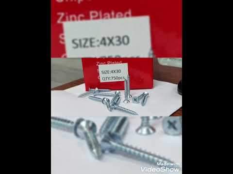 Mild steel galvanized ms chipboard screws