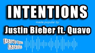 Justin Bieber ft Quavo - Intentions (Karaoke Versi