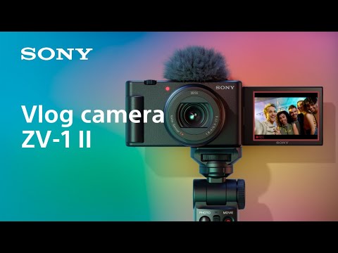 Sony ZV-1 II Vlog Camera for Content Creators and Vloggers (Black)