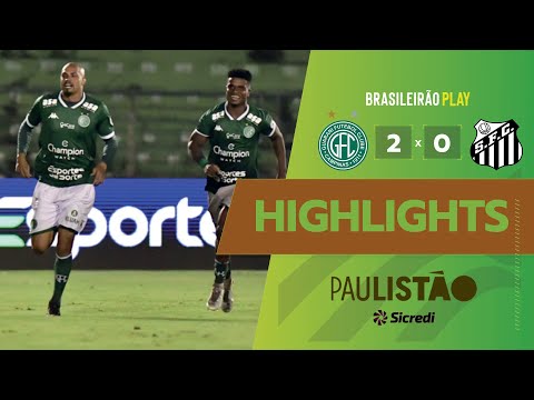 DURÍSIMA DERROTA DE SANTOS A MANO DE GUARANÍ #Brasileiraoplay GUA 2x0 SAN