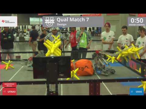 2017 VEXU Design Q7 - UTNA3 vs UKAS - 29 to 9