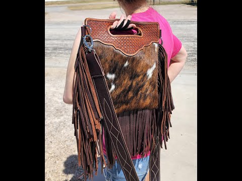 The Fringy Cowhide Bag with Maker's Leather Supply