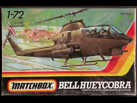 Matchbox 1 72nd Scale Pk 09 Bell AH 1G Huey Cobra Build Progress Video