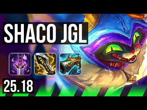SHACO vs HECARIM (JGL) | Legendary, Quadra | NA Challenger | 25.18