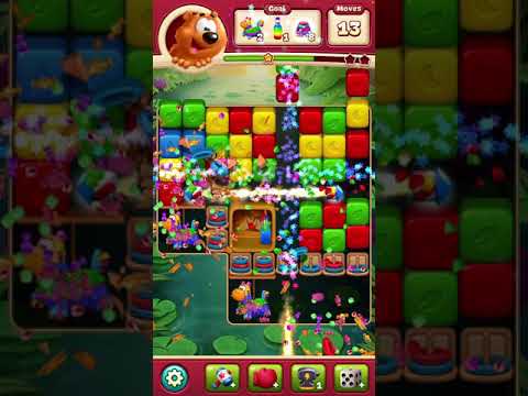 Toon Blast Level 3296 WIN! 😃Narrated