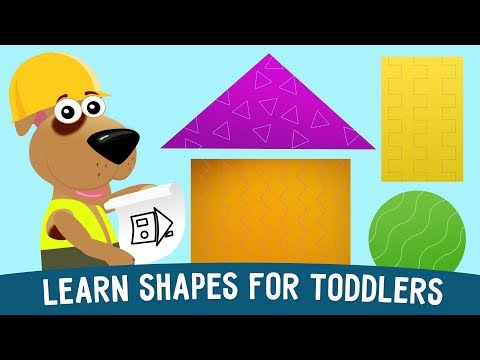 Shapes for Toddlers - Building a House | Early Math for Preschool and Kindergarten | Kids Academy