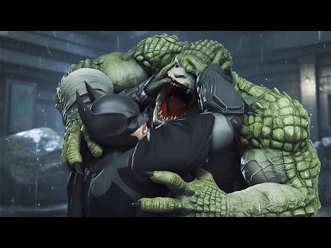 BATMAN Vs KILLER CROC Boss Fight 4K 60FPS PC Gameplay