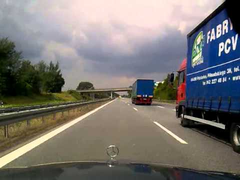 Driving in Germany: Görlitz- Bautzen- Dresden A4 E40