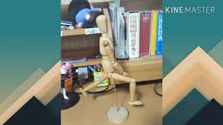 家のデッサン人形がエイサイハラマスコイ踊りを
流行らせようとしているようです
