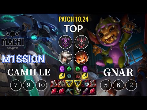 MCX M1ssion Camille vs Gnar Top - KR Patch 10.24