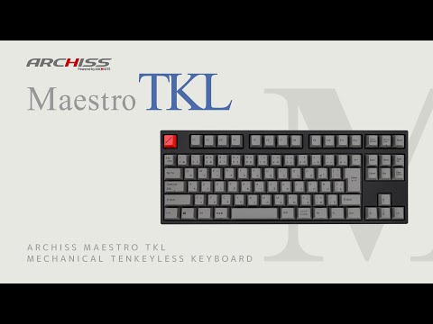 キーボード Maestro TKL(赤軸・英語配列)(Mac/Windows11対応) AS-KBM87/LRGB [有線 /USB]
