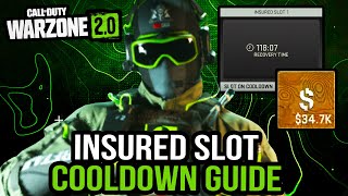 Warzone 2 DMZ ☆ Insured Slot Cooldown Guide! Fast Recovery Time (Update 1.11)