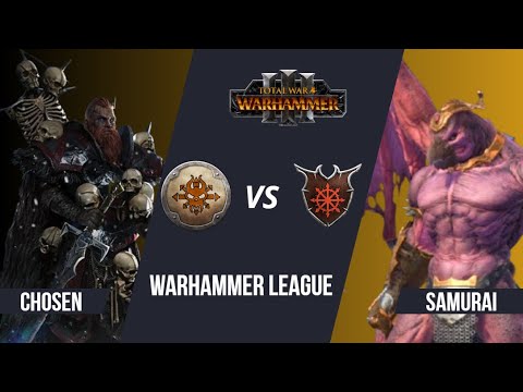 Samurai (Daemons of Chaos) vs Chosen (Norsca) -  Game 3 - Warhammer League #2