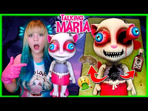 🚫 I opened the terrifying Talking Maria doll!! 🔪😱 *I found disgusting things inside*