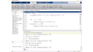 matlab If Statements