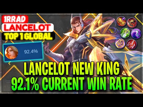 Lancelot New King, 92.1% Current Win Rate - Top 1 Global 1rrad Lancelot - Mobile Legends