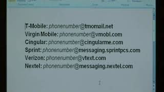 How to Send a Text Message Using E-Mail