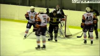 preview picture of video 'Växjö Lakers  vs ILVES (Tampere)  4 - 5  120829'