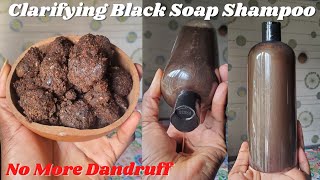 How to make Black Soap Shampoo like a Professional/Secret to healthy Natural Hair Growth