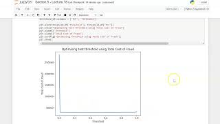 Download the video "Fraud Detection in Python - Lesson 16 - Threshold Optimization using Total Cost of Fraud"