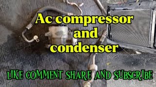 How to remove and leak test a compressor and condenser.